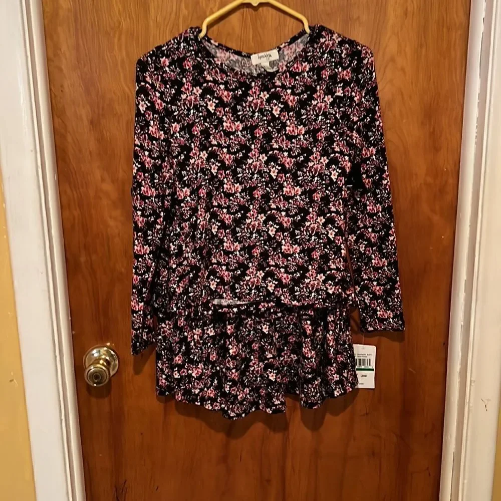 New Floral Shirt and Skirt set